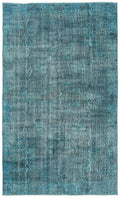 Apex Vintage Carpet Turquoise 13244 164 x 276 cm