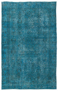 Apex Vintage Carpet Turquoise 13323 184 x 301 cm
