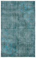 Apex Vintage Carpet Turquoise 13605 168 x 275 cm