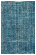 Apex Vintage Carpet Turquoise 14265 189 x 283 cm