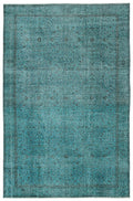 Apex Vintage Carpet Turquoise 14296 194 x 300 cm