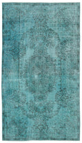 Apex Vintage Carpet Turquoise 14323 165 x 280 cm