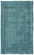 Apex Vintage Carpet Turquoise 14340 180 x 295 cm