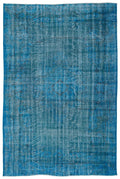 Apex Vintage Carpet Turquoise 15557 176 x 263 cm
