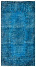 Apex Vintage Carpet Turquoise 15617 158 x 305 cm