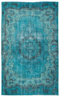 Apex Vintage Carpet Turquoise 15875 180 x 293 cm