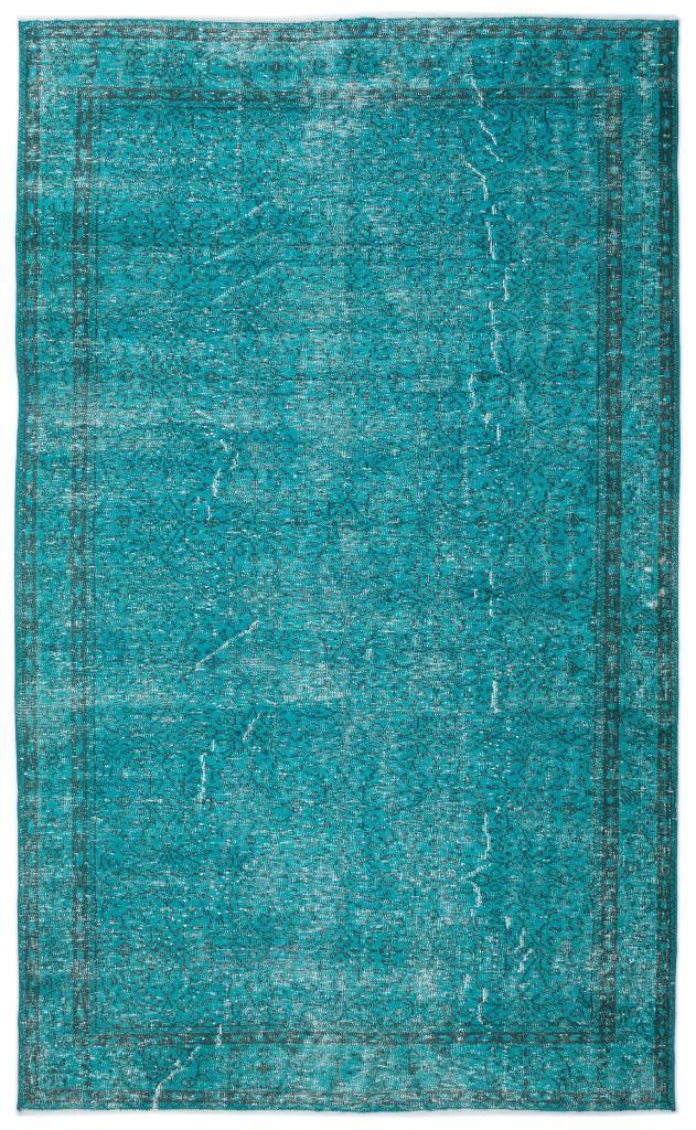 Apex Vintage Carpet Turquoise 15891 199 x 330 cm