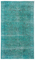 Apex Vintage Carpet Turquoise 15940 165 x 283 cm