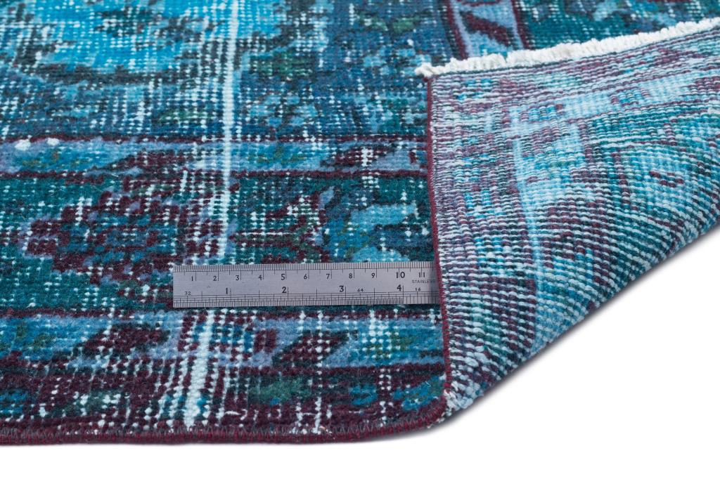 Apex Vintage Carpet Turquoise 16228 197 x 336 cm