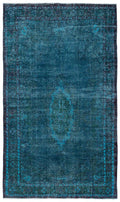 Apex Vintage Carpet Turquoise 16228 197 x 336 cm