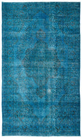 Apex Vintage Carpet Turquoise 16347 181 x 306 cm
