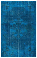 Apex Vintage Carpet Turquoise 16588 174 x 271 cm