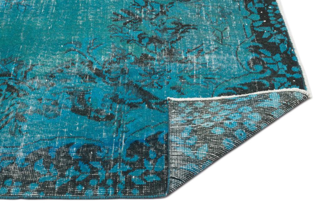Apex Vintage Carpet Turquoise 16739 187 x 285 cm