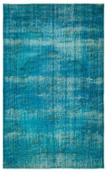 Apex Vintage Carpet Turquoise 17566 193 x 308 cm