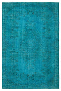 Apex Vintage Carpet Turquoise 18203 185 x 275 cm