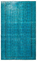 Apex Vintage Carpet Turquoise 18374 177 x 289 cm