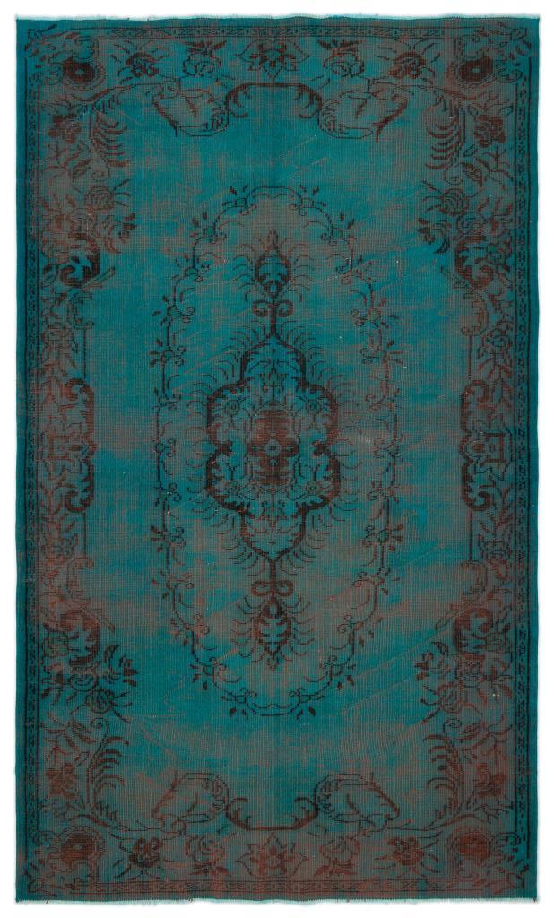 Apex Vintage Carpet Turquoise 18395 183 x 297 cm
