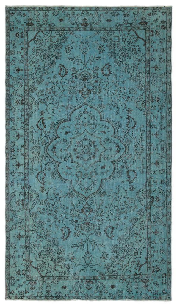 Apex Vintage Carpet Turquoise 18698 165 x 288 cm