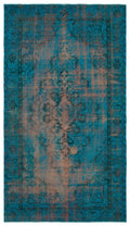 Apex Vintage Carpet Turquoise 18928 174 x 306 cm