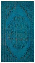 Apex Vintage Carpet Turquoise 18947 163 x 298 cm