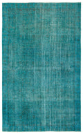 APEX Vintage Carpet Turquoise 19002 186 x 304 cm