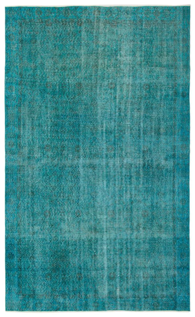 APEX Vintage Carpet Turquoise 19002 186 x 304 cm