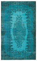 Apex Vintage Carpet Turquoise 19132 177 x 303 cm