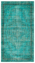 Apex Vintage Carpet Turquoise 19188 170 x 294 cm