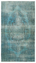 Apex Vintage Carpet Turquoise 19297 160 x 285 cm