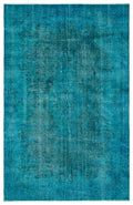 Apex Vintage Carpet Turquoise 19383 183 x 286 cm