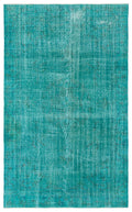 Apex Vintage Carpet Turquoise 19402 174 x 276 cm