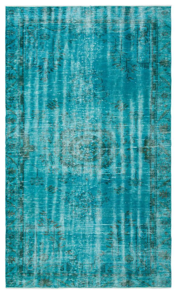 Apex Vintage Carpet Turquoise 19563 166 x 272 cm
