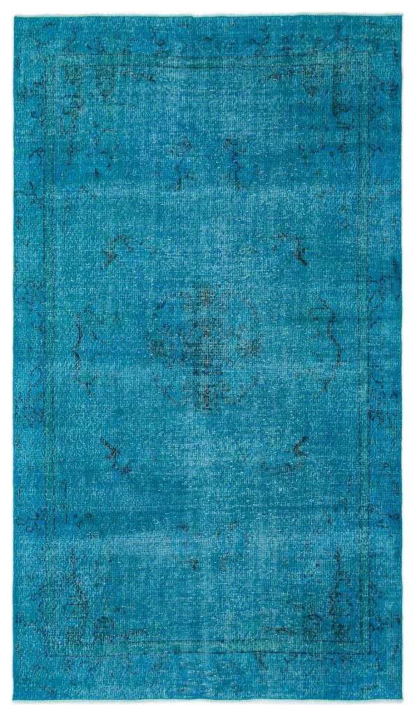 Apex Vintage Carpet Turquoise 19658 163 x 278 cm
