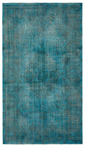 Apex Vintage Carpet Turquoise 19984 172 x 301 cm