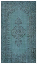 Apex Vintage Carpet Turquoise 22613 176 x 300 cm