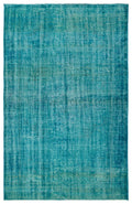 Apex Vintage Carpet Turquoise 22651 180 x 275 cm