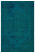 Apex Vintage Carpet Turquoise 23196 178 x 262 cm