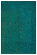 Apex Vintage Carpet Turquoise 23349 175 x 263 cm