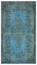 Apex Vintage Carpet Turquoise 23410 164 x 288 cm
