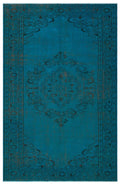 Apex Vintage Carpet Turquoise 23735 186 x 287 cm