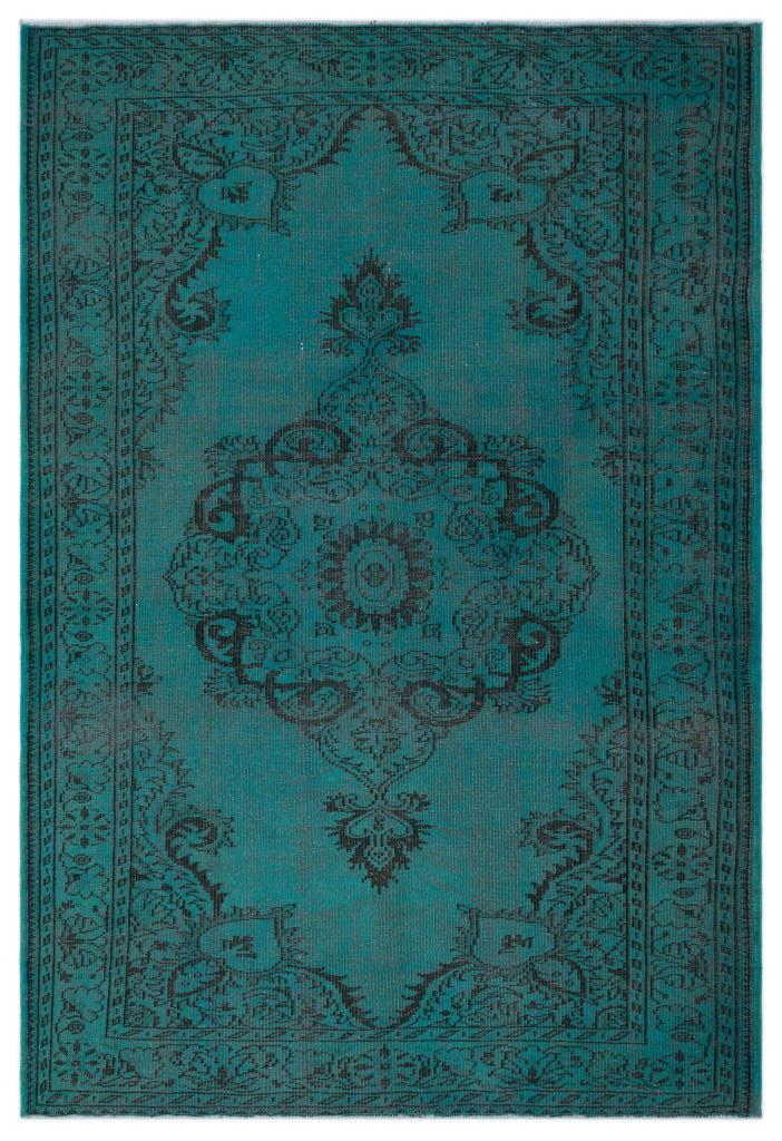 Apex Vintage Carpet Turquoise 23901 177 x 261 cm