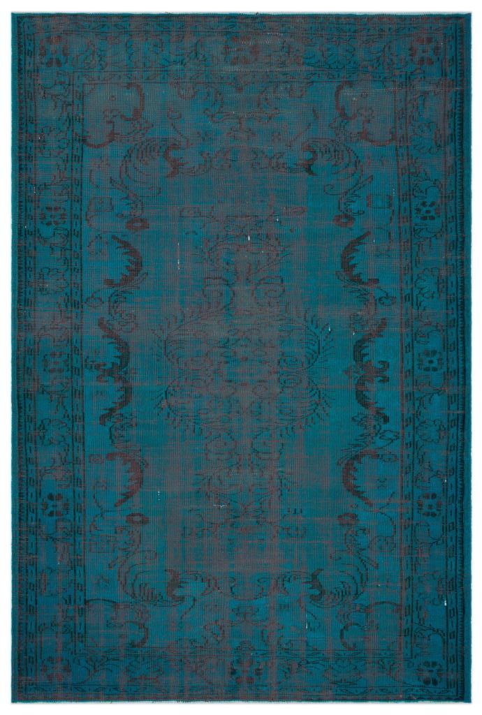 Apex Vintage Carpet Turquoise 24194 195 x 291 cm