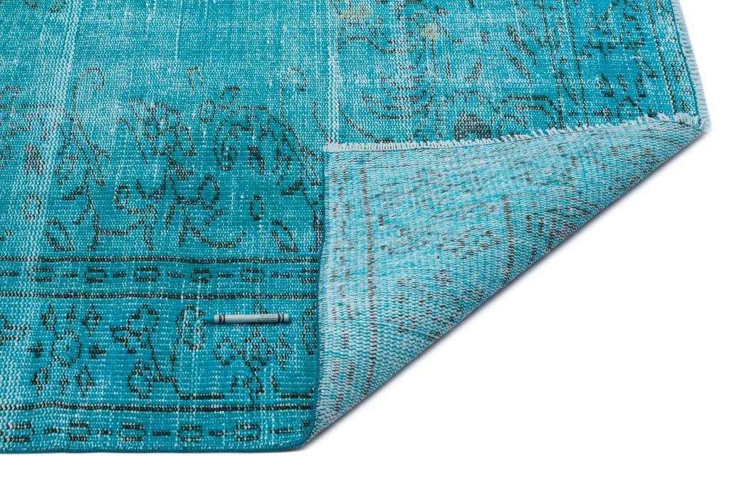 Apex Vintage Carpet Turquoise 24221 185 x 278 cm