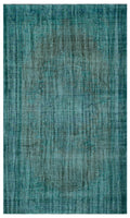 Apex Vintage Carpet Turquoise 25842 182 x 310 cm