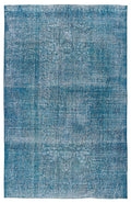 Apex Vintage Carpet Turquoise 8008 180 x 281 cm