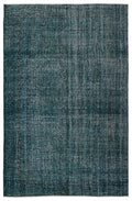 Apex Vintage Carpet Turquoise 8480 177 x 276 cm