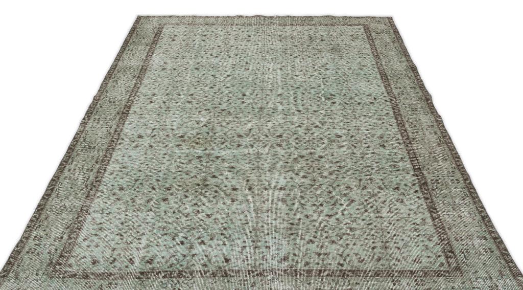 Apex Vintage Carpet Green 13517 164 x 274 cm