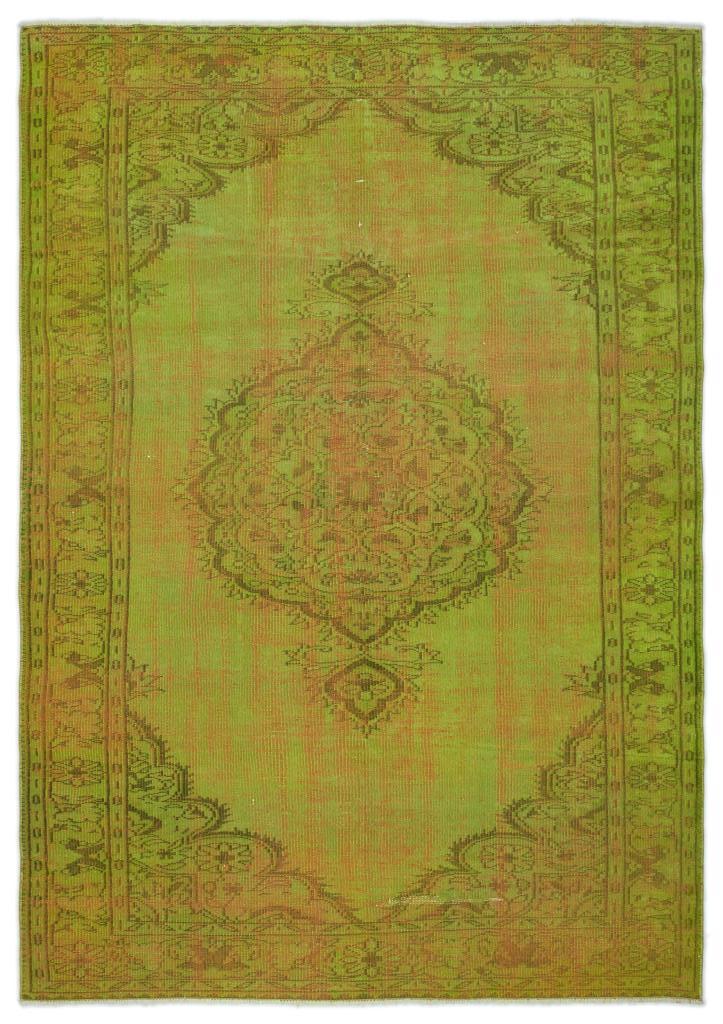 Apex Vintage Carpet Green 18211 184 x 257 cm