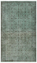 Apex Vintage Carpet Green 23043 173 x 293 cm