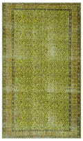 Apex Vintage Carpet Green 24237 163 x 278 cm